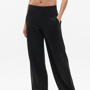 Athleta Black Wide-Leg Pants